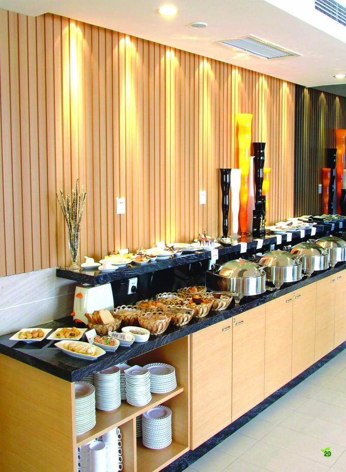 PVC統合壁パネル 環境に優しい室内背景壁 2