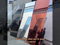 ミラーの壁パネルの耐火性の木製のベニヤのパネル