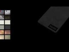 プロのカスタマイズされた短納期の光高級スタイル大理石竹炭繊維木製ベニヤ