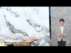 簡単に設置 バンブー 木炭 装飾壁面 高品質の大理石シート