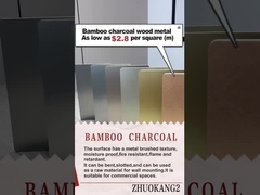 高品質 熱売り 炭水晶板 防火 竹 木炭 金属板 フェニッチャー