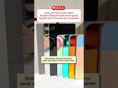 5mm ホットセール 製品 ミラー PET 壁面 防水 バンブー 木炭 木材 プラネール