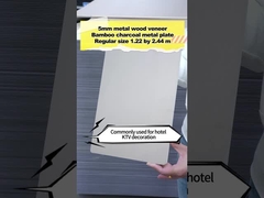 PVC 装飾 バンブー 木炭 金属 壁板 高密度 内壁パネル