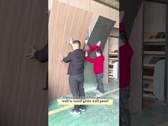 5MM 8MM 木材 穀物 木材 フェニシャー バンブー 木炭 PVC 壁パネル