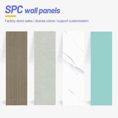 SPC Wall Panel Bathroom Wall Board Waterproof And Flame Retardant Eco-friendly Interior Decorative Panels