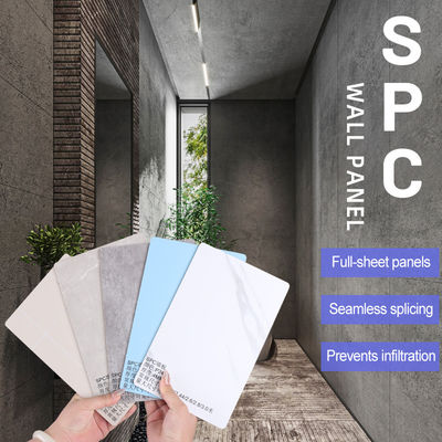 SPC Wall Panel Bathroom Wall Board Waterproof And Flame Retardant Eco-friendly Interior Decorative Panels
