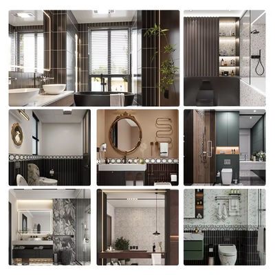 Waterproof Stain Resistant Eco - Friendly Home Decor Tile SPC Wall Panel