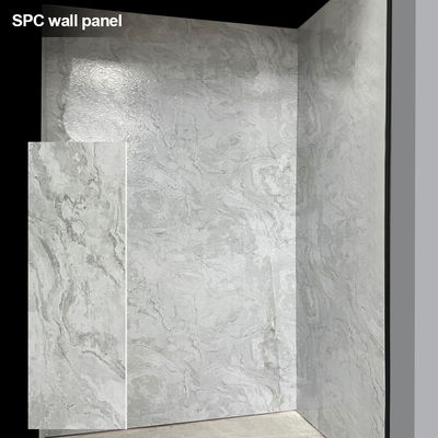Interior Decorative Wall Panels Matte Marble Veneer Stylish and High-end Hot Sale Modern Indoor SPC Panel Waterproof