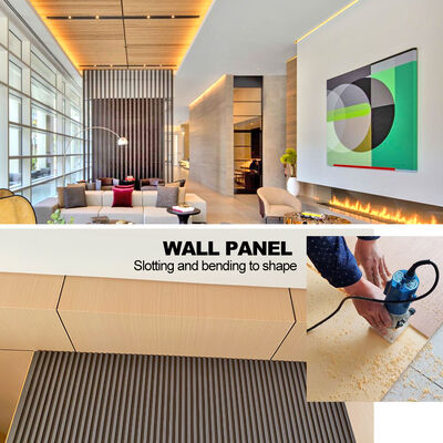 Wood Grain PVC Wall Panels Waterproof Eco Friendly Wall Panel For Interior Home Decoration
