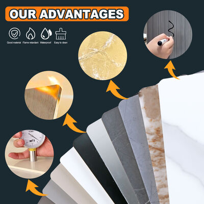 Wood Grain Laminate Wall Panel Interior Decoration Board Wall Bamboo Fiber Wall Panel
