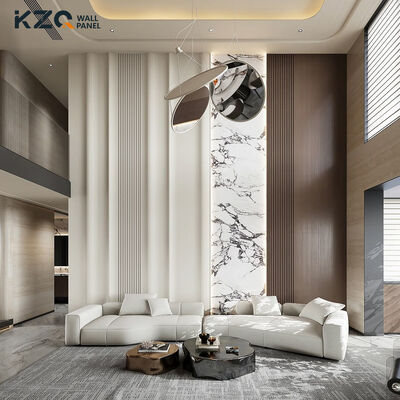 Hot Sales Bamboo Wood Wall Panel Solid Color Skin Feel Wall Board for Commercial Space