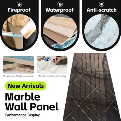 Factory Direct Sale bamboo wall panelr Modern pvc wall panel for Hotel