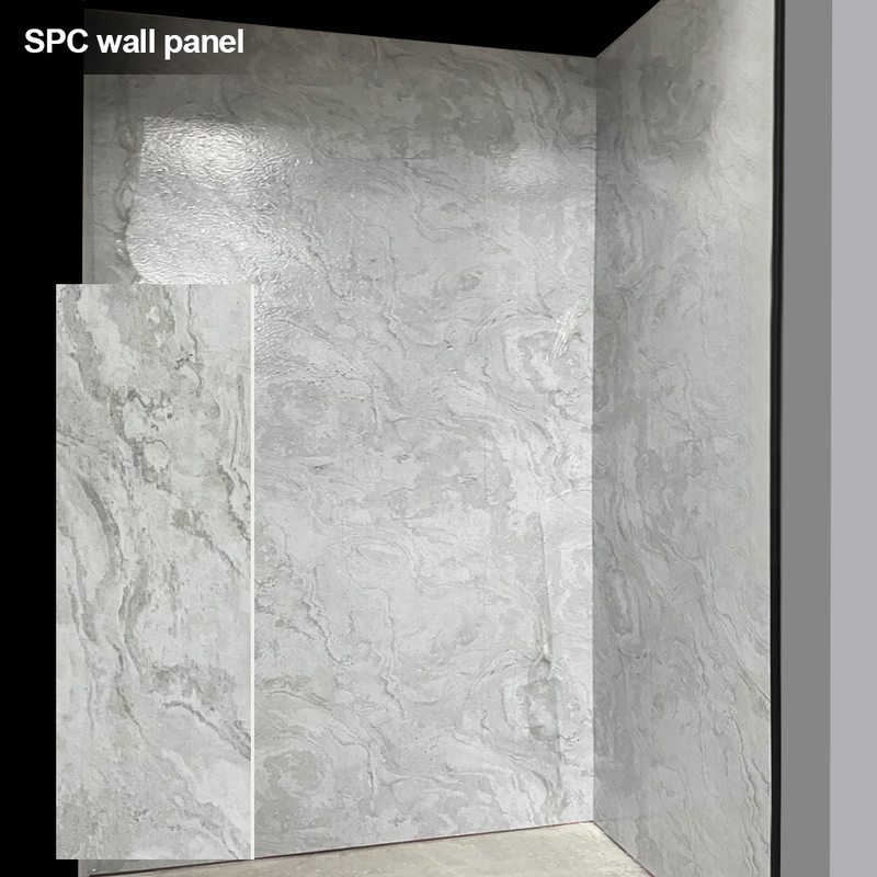Interior Decorative Wall Panels Matte Marble Veneer Stylish and High-end Hot Sale Modern Indoor SPC Panel Waterproof