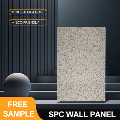 SPC壁面 600*2440*4mm 防水石 プラスチック 環境に優しいシームレス マルマーシート 統合壁面 ホテルの浴室のための室内装飾
