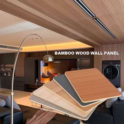 バンブー 木炭 フリーナー 内装用パネル PVC 背景壁板 PVC 壁板 ホテル用オフィス用 吊り天井