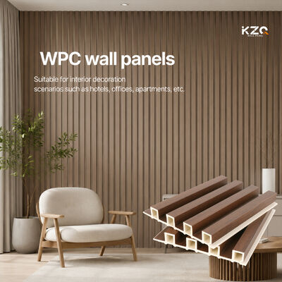 Wpc フルート 壁パネル インテリア 装飾 パネル ホテル プロジェクト 装飾